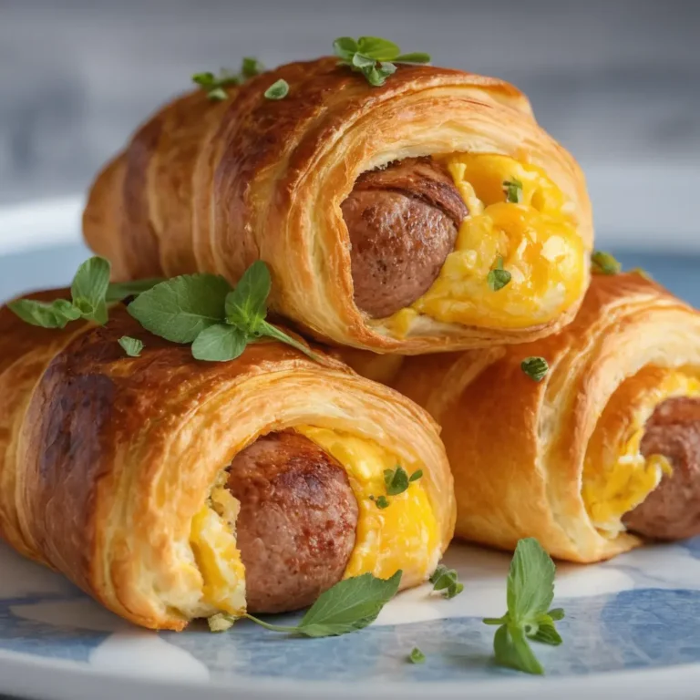 Sausage Egg Breakfast Roll-Ups