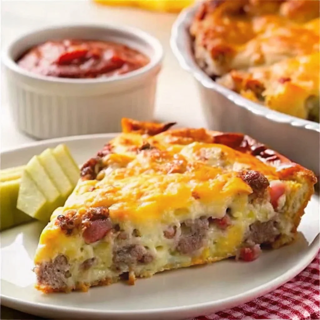 Easy homemade cheeseburger pie – savory, cheesy, and comforting